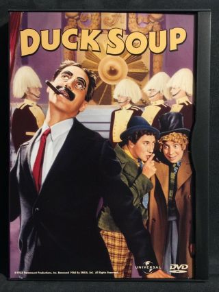 Rare Duck Soup - Dvd 1933 The Marx Brothers Groucho,  Harpo,  Chico,  Zeppo