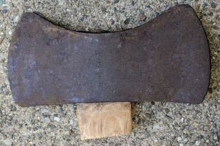 Antique Vintage Homestead Double Bit Axe Head W/ Two 4.  5 " Blades 3.  75 Lbs
