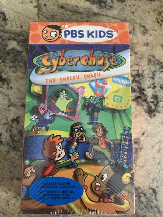 Pbs Kids Cyberchase - The Snelfu Snafu Rare Nelvana Case 2005 Vhs Cartoon