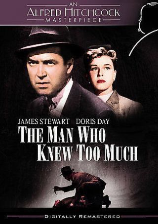 Man Who Knew Too Much Rare Dvd Alfred Hitchcock,  Jimmy Stewart,  Doris Day