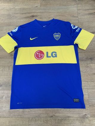 Rare Boca Juniors Football Shirt 2010 - 12 Large Nike Authentic