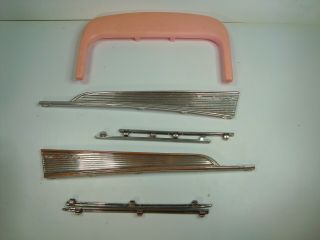 Side Moldings & Convertible Boot For 1957 Barbie Doll Sized Chevy Chevrolet Car
