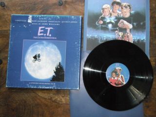 Michael Jackson E.  T.  Rare Uk Pressing Box Set Lp 1982 Exc