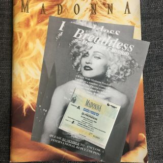 Rare - Madonna - Blond Ambition World Tour Programme 1990 & Ticket UK 3