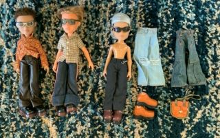 Vintage Bratz Male Dolls With More Clothes And Accessories