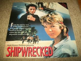Shipwrecked Laserdisc Ld Widescreen Format Walt Disney Very Good Very Rare