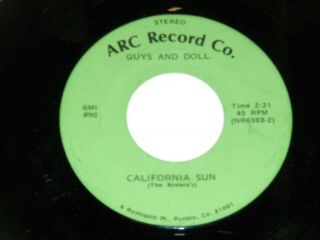 Guys And Doll - In The Meantime / California Sun 45 Rare Private Lounge Rock