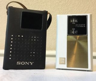 Sony 3f - 70w Fm Am Radio Pocket Handheld 8 Transistor Vintage Rare Japan