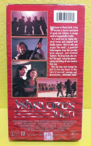 Warlords 3000 - VHS Jay Roberts Denise Marie Duff RARE HTF 2