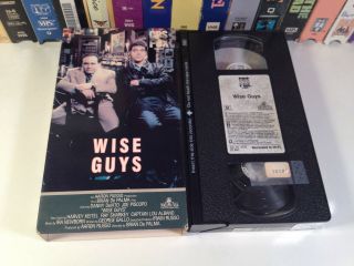 Wise Guys Rare Cbs Fox Crime Comedy Vhs 1986 Oop Htf Danny Devito Joe Piscopo
