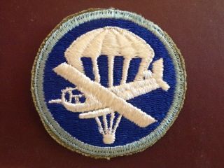 Wwii Airborne Glider Infantry Garrison Cap Patch Parachute Hat Rare Military