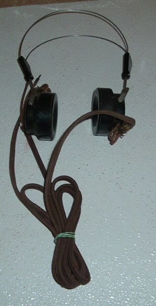 Antique Western Electric Switch Board Headphones