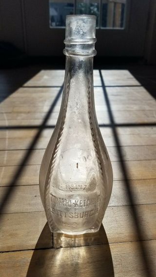 Antique Heinz Embossed Tomato Ketchup Bottle