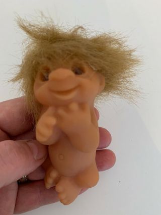 Vintage Russ Troll Doll Baby 3.  5 
