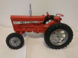 Rare Vintage 1/16 Scale Tru - Scale 891 W/FWA Tractor (Body Has Been Repainted) 3