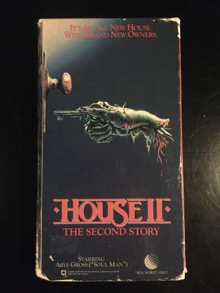 House 2 - The Second Story (vhs,  1996) Vhs Horror Vintage Vhs Cult Rare