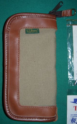 Vintage L L Bean Fly Fishing Wallet Pliers Water Temperature Gauge and more 3