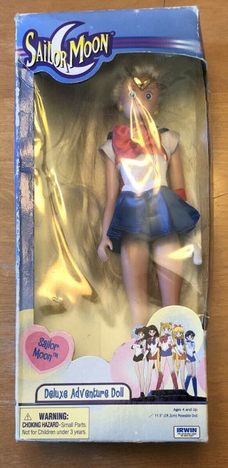 Sailor Moon Doll 11.  5 " Vintage 2000 Irwin
