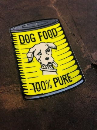 Nos Vintage 1990 World Industries Rodney Mullen Dogfood Skateboard Sticker