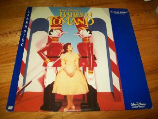 Babes In Toyland Laserdisc Ld Rare Great Film Walt Disney