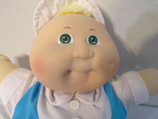 1984 Coleco Cabbage Patch Kid Cpk Premie Boy W/ Papers Vic Ed Dob 9/1