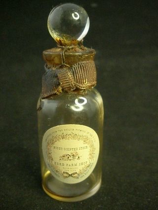 Antique Perfume Bottle But Evaporated The Herb Farm Shop Night Scented