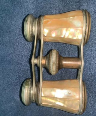 Antique Opera Glasses - Mother Of Pearl By Lepine,  Paris 2