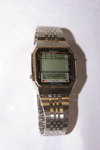 Vintage Rare Seiko D409 - 5020 Quartz Digital Watch 34x40mm 2