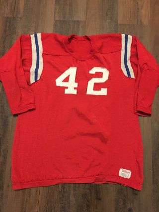 Vintage Wilson Red Football Jersey 42