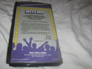 BILLYBOY BILLY BOY VHS BOXING DUANE BOBICK KIM BRADEN BEST 1983 RARE CLAMSHELL 2