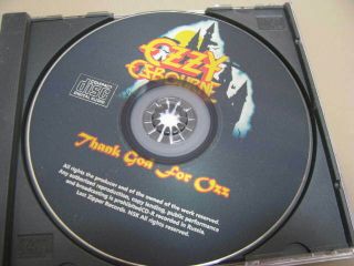 OZZY OSBOURNE - THANK GOD FOR OZZ - LIVE AT DONINGTON 86 ULTRA RARE PROMO CD 2