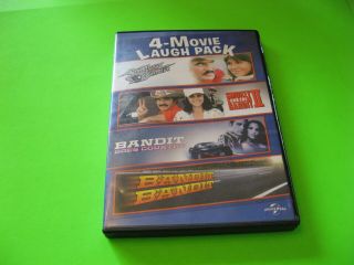 4 Movie Laugh Pack - Smokey And The Bandit (dvd,  2016 2 - Disc) Rare Burt Reynolds