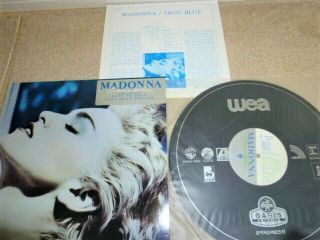 Madonna - True Blue : South Korea Vinyl Lp : Very Rare/not Promo
