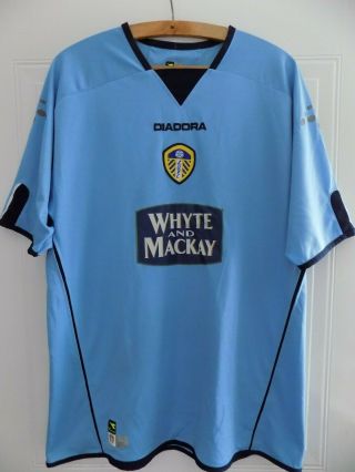 2004 Rare Diadora Leeds United Fc Collectable Football Soccer Jersey Shirt Top