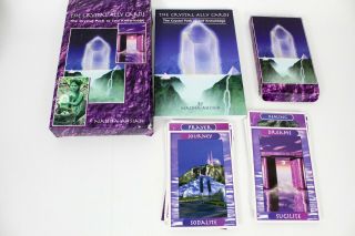 The Crystal Ally Cards By Naisha Ahsian - Complete Set Book & Cards Rare Tarot