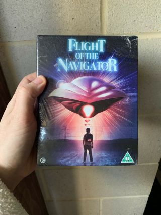 Flight Of The Navigator Blu - Ray Uk Limited Edition Oop Region Rare Slipbox