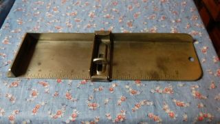A.  Vintage Star Tool Co Composing Stick 8 1/2 Inch Long Last Patent Date 1910