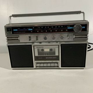 Vtg Soundesign Am/fm Cassette Player Radio Boom Box Rare Model 4622 Parts/repair