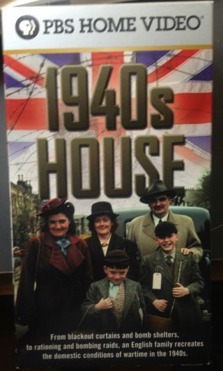1940s House (vhs) - Rare 2000 Pbs Documentary; 2 Tapes