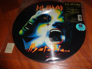 Def Leppard ‎– Hysteria.  Org,  1987.  Mercury,  Picture Disc.  Rare Limited Edition