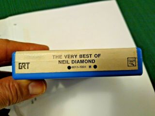 Neil Diamond Very Best of Rare GRT Bang Records 8 Track Cartridge Tape Monkees 2