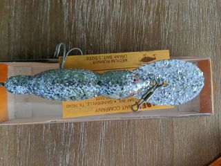 Vintage Bomber Lure Waterdog 1615 Christmas Trees Color Glitter 3