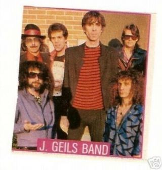 J Geils Band Rare Card From Germany