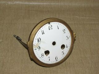 Antique French Mantle Clock Dial And Bezel