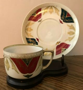 Vintage M & Z Austria Tea Cup And Saucer