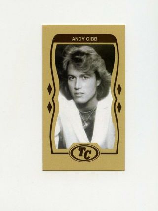 Lk.  1560 Andy Gibb Anti Tobacco No Smoking Trade Card Rare