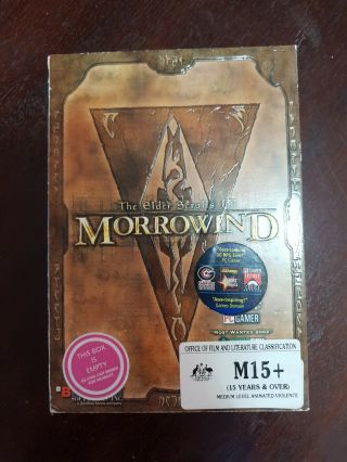 The Elder Scrolls Morrowind Box Rare
