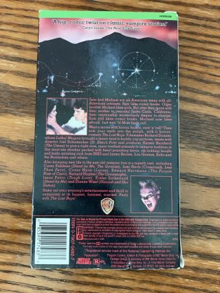 The Lost Boys (VHS,  1993) horror rare oop 3