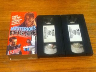 Mysterious Doctor Satan (vhs,  2 - Tape Set) 1940 15 - Episode Action Serial Rare