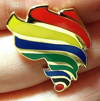 Rare Vintage South Africa Olympic Bid Pin Badge